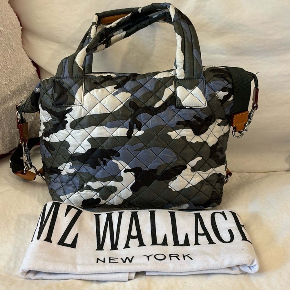 MZ Wallace Camouflage Quilted Crossbody Bag